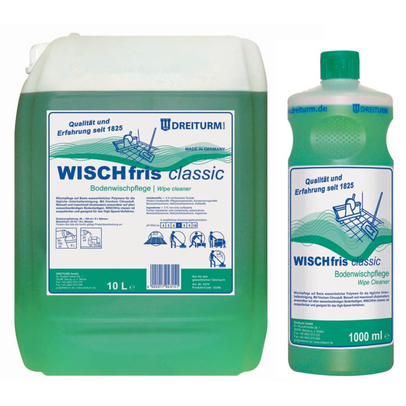 DREITURM nettoyant pour sols WISCHFRIS classic, parfum agrumes, 10 litres